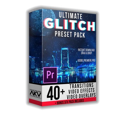 AKVSTUDIOS出品 8套PR轉場預設合集包，為數字廣告注入專業動態魅力